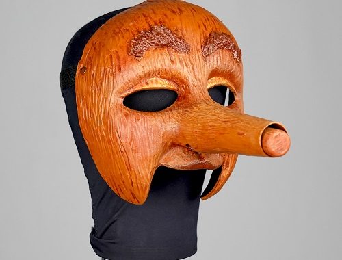 Pinocchio-half-mask
