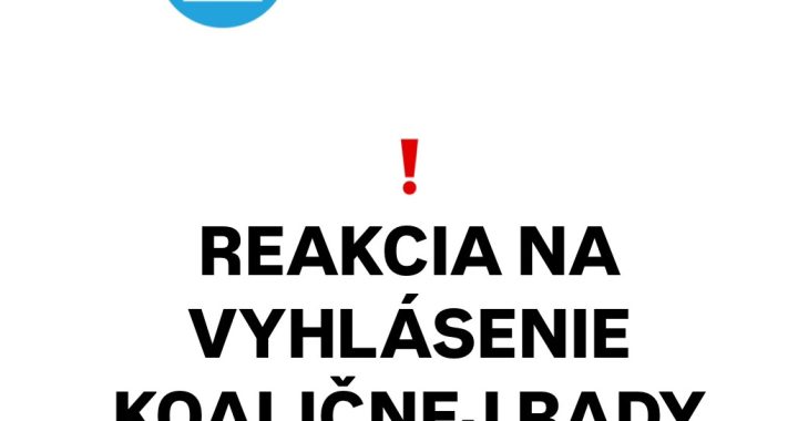 národná koalícia - vyhlásenie